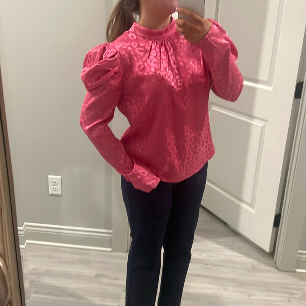 Pink Patterned Top